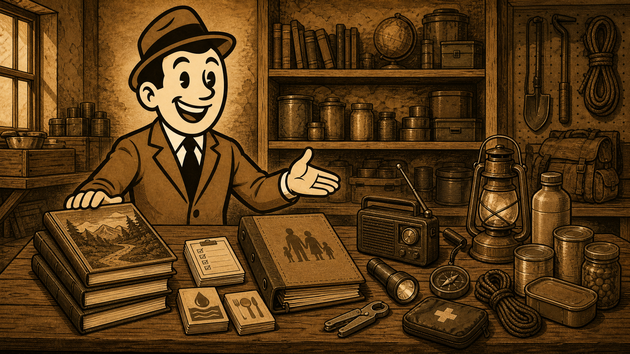 Defeat History store guides for practical family preparedness without panic