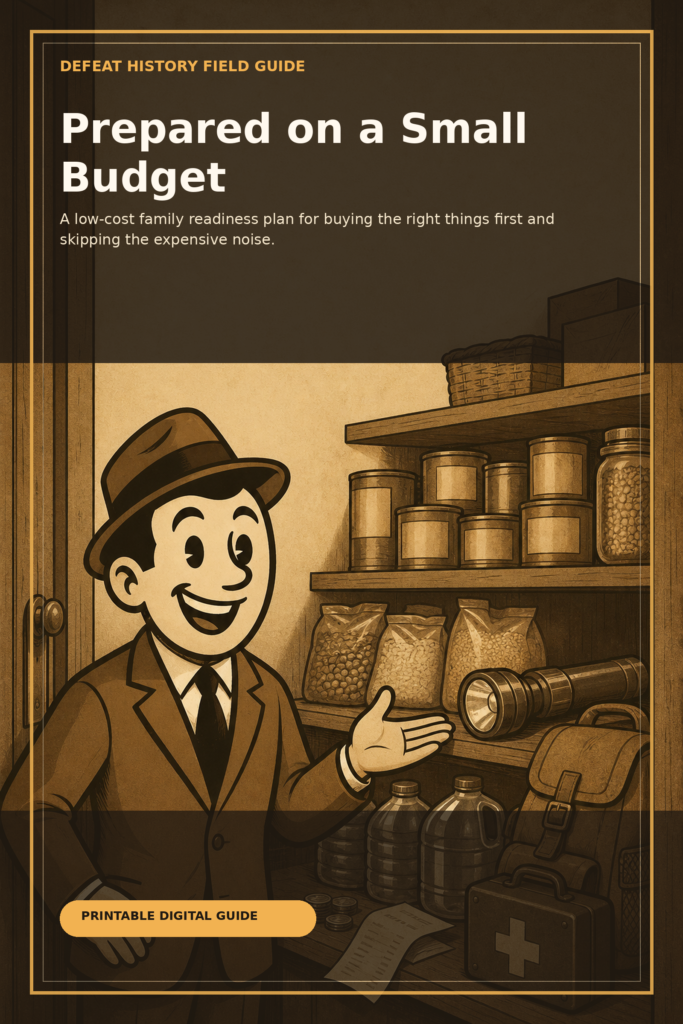 Prepared on a Small Budget digital guide cover