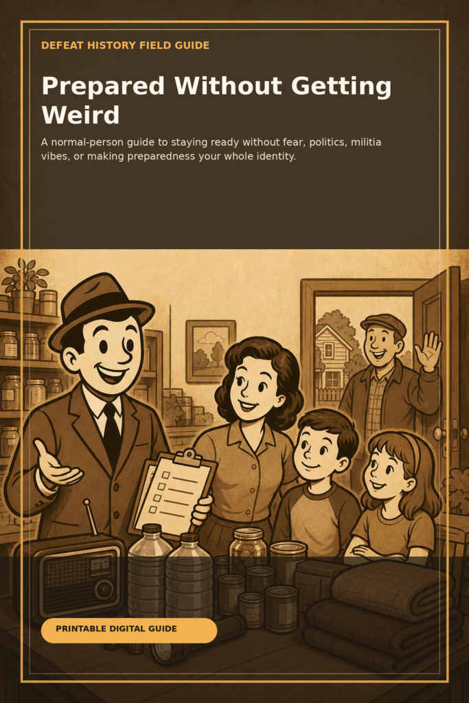Prepared Without Getting Weird digital guide cover