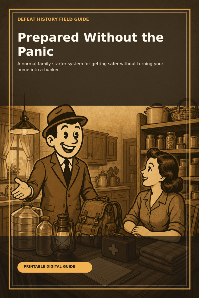 Prepared Without the Panic digital guide cover